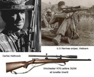 Carlos Hathcock II and his Sniper Rifle