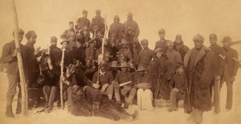 Buffalo soldiers of the 25th Infantry, 1890