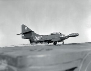 F9F VF-781 landing CV-34