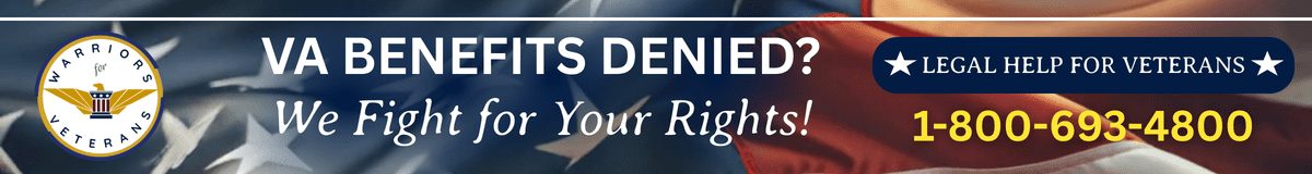 Legal Help For Veterans Ad